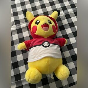 Pokémon Build a Bear Plush with Pokeball Hoodie 18 inches